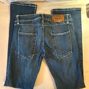 Vintage Rebel Denim Jeans with Contrast Stitching